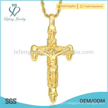 Beautiful arrowhead pendant gold,jesus pure gold pendant